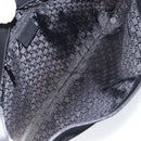 GUCCI Jackie Shoulder Bag Suede Leather Black Silver 001 4052 1669 Auth BA6564-16