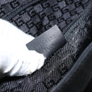 GUCCI Jackie Shoulder Bag Suede Leather Black Silver 001 4052 1669 Auth BA6564-20