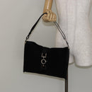 GUCCI Jackie Shoulder Bag Suede Leather Black Silver 001 4052 1669 Auth BA6564-21