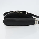 GUCCI Jackie Shoulder Bag Suede Leather Black Silver 001 4052 1669 Auth BA6564-4