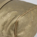 GUCCI GG Implementation Boston Bag PVC Gold 193603 Auth BA6566-9