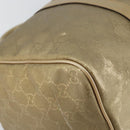 GUCCI GG Implementation Boston Bag PVC Gold 193603 Auth BA6566-14