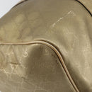GUCCI GG Implementation Boston Bag PVC Gold 193603 Auth BA6566-16