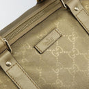 GUCCI GG Implementation Boston Bag PVC Gold 193603 Auth BA6566-17