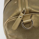 GUCCI GG Implementation Boston Bag PVC Gold 193603 Auth BA6566-18