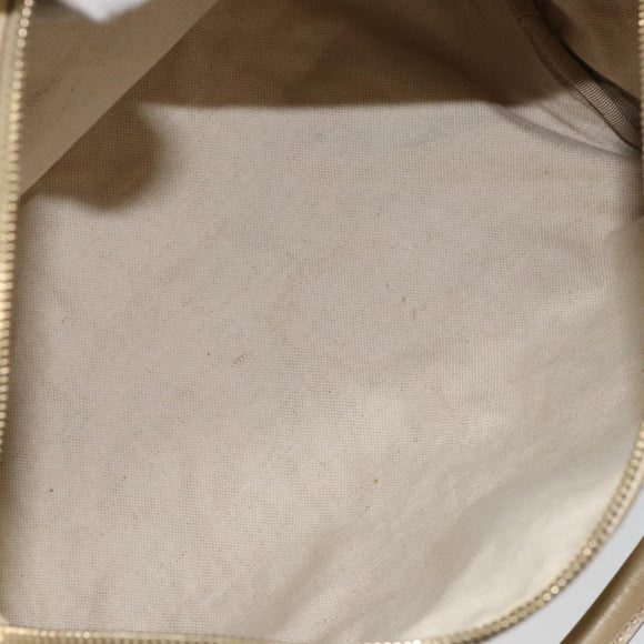 GUCCI GG Implementation Boston Bag PVC Gold 193603 Auth BA6566