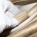 GUCCI GG Implementation Boston Bag PVC Gold 193603 Auth BA6566-12