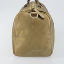 GUCCI GG Implementation Boston Bag PVC Gold 193603 Auth BA6566-3