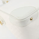 GUCCI Micro GG Supreme Boston Bag PVC 2way White Gold 002 123 0167 Auth BA6571-15