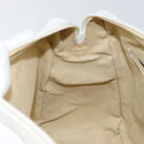 GUCCI Micro GG Supreme Boston Bag PVC 2way White Gold 002 123 0167 Auth BA6571-22