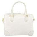 GUCCI Micro GG Supreme Boston Bag PVC 2way White Gold 002 123 0167 Auth BA6571-3