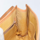 CELINE Macadam Canvas Shoulder Bag PVC Beige Gold Auth BA6573-20