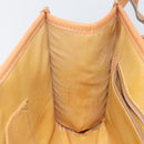 CELINE Macadam Canvas Shoulder Bag PVC Beige Gold Auth BA6573-21