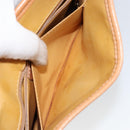 CELINE Macadam Canvas Shoulder Bag PVC Beige Gold Auth BA6573-23