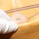 CELINE Macadam Canvas Shoulder Bag PVC Beige Gold Auth BA6573-12