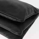 CELINE Trio Shoulder Bag Leather Black Gold Auth BA6576-14