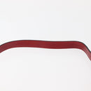 Christian Dior Shoulder Bag Leather Red Gold Auth BA6579-8