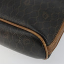 Christian Dior Honeycomb Canvas Hand Bag PVC Black Auth BA6581-9