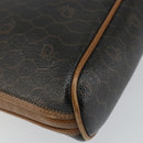 Christian Dior Honeycomb Canvas Hand Bag PVC Black Auth BA6581-16