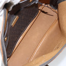 Christian Dior Honeycomb Canvas Hand Bag PVC Black Auth BA6581-11