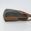 Christian Dior Honeycomb Canvas Hand Bag PVC Black Auth BA6581-3