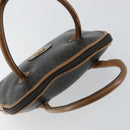 Christian Dior Honeycomb Canvas Hand Bag PVC Black Auth BA6581-6