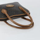 Christian Dior Honeycomb Canvas Hand Bag PVC Black Auth BA6581-7