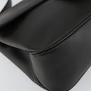 Salvatore Ferragamo Vala Shoulder Bag Leather Black Silver Auth BA6586-14