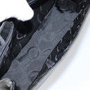 Salvatore Ferragamo Vala Shoulder Bag Leather Black Silver Auth BA6586-11