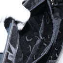 Salvatore Ferragamo Vala Shoulder Bag Leather Black Silver Auth BA6586-20