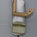 Salvatore Ferragamo Shoulder Bag Suede Green Gold Auth BA6587-20