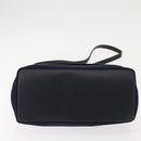 Salvatore Ferragamo Vala Hand Bag Canvas 2way Navy Gold Auth BA6589-5