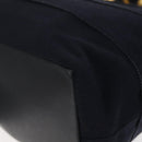 Salvatore Ferragamo Vala Hand Bag Canvas 2way Navy Gold Auth BA6589-19
