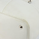 Salvatore Ferragamo Vala Tote Bag Leather White Gold Auth BA6591-15