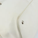 Salvatore Ferragamo Vala Tote Bag Leather White Gold Auth BA6591-16