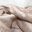 Salvatore Ferragamo Vala Tote Bag Leather White Gold Auth BA6591-18