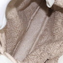 Salvatore Ferragamo Vala Tote Bag Leather White Gold Auth BA6591-22