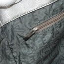 Salvatore Ferragamo Gancini Tote Bag Leather Silver Auth BA6592-22