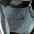 Salvatore Ferragamo Gancini Tote Bag Leather Silver Auth BA6592-23