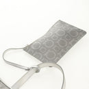 Salvatore Ferragamo Gancini Tote Bag Leather Silver Auth BA6592-24