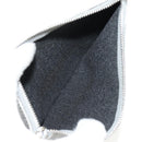 Salvatore Ferragamo Gancini Tote Bag Leather Silver Auth BA6592-27