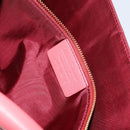 Salvatore Ferragamo Chain Vala Shoulder Bag Enamel Orange Gold Auth BA6593-12