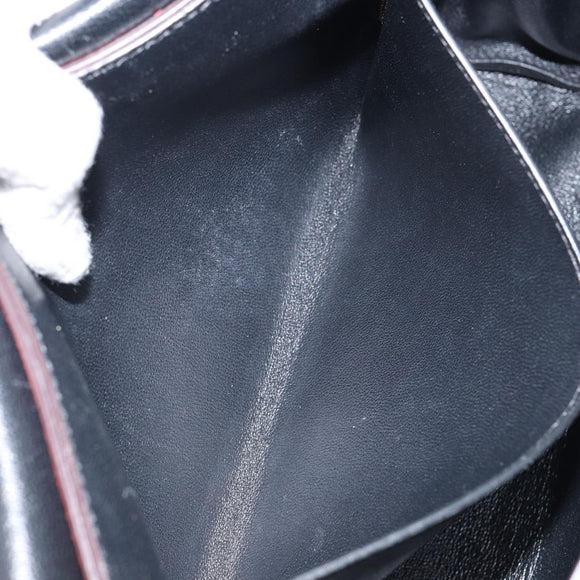 Chloe Chain Ray Shoulder Bag Leather Red Gold Auth BA6596