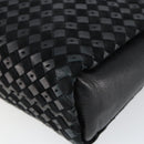 BALLY Hand Bag Leather Black Gold Auth BA6600-9