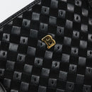 BALLY Hand Bag Leather Black Gold Auth BA6600-18