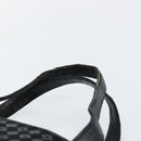 BALLY Hand Bag Leather Black Gold Auth BA6600-8