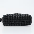 BALLY Hand Bag Leather Black Gold Auth BA6600-5