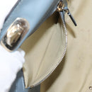 VALENTINO Hand Bag Leather 2way Blue Gold Auth BA6602-22