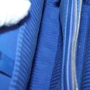 FENDI Petite 2Jours Hand Bag Leather 2way Blue Silver Auth BA6607-11