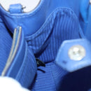 FENDI Petite 2Jours Hand Bag Leather 2way Blue Silver Auth BA6607-22